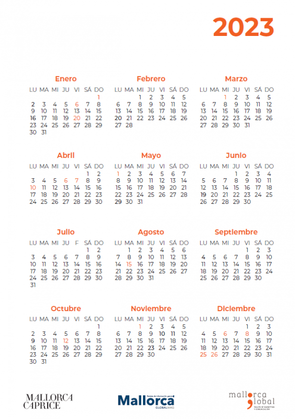 Festivos En Mallorca En Calendario Mallorca Global Mag
