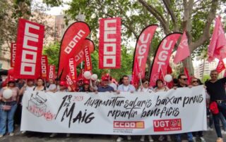 sindicatos 1 de mayo foto twitter CCOO