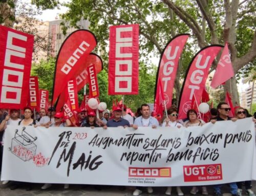 1 de mayo en Palma: manifestaciones por la subida de salarios