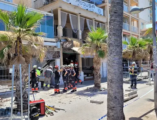 Cuatro muertos en el derrumbe de un edificio en Platja de Palma