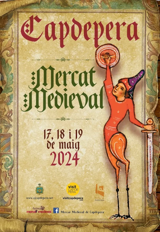 mercado medieval capdepera 2024 cartel