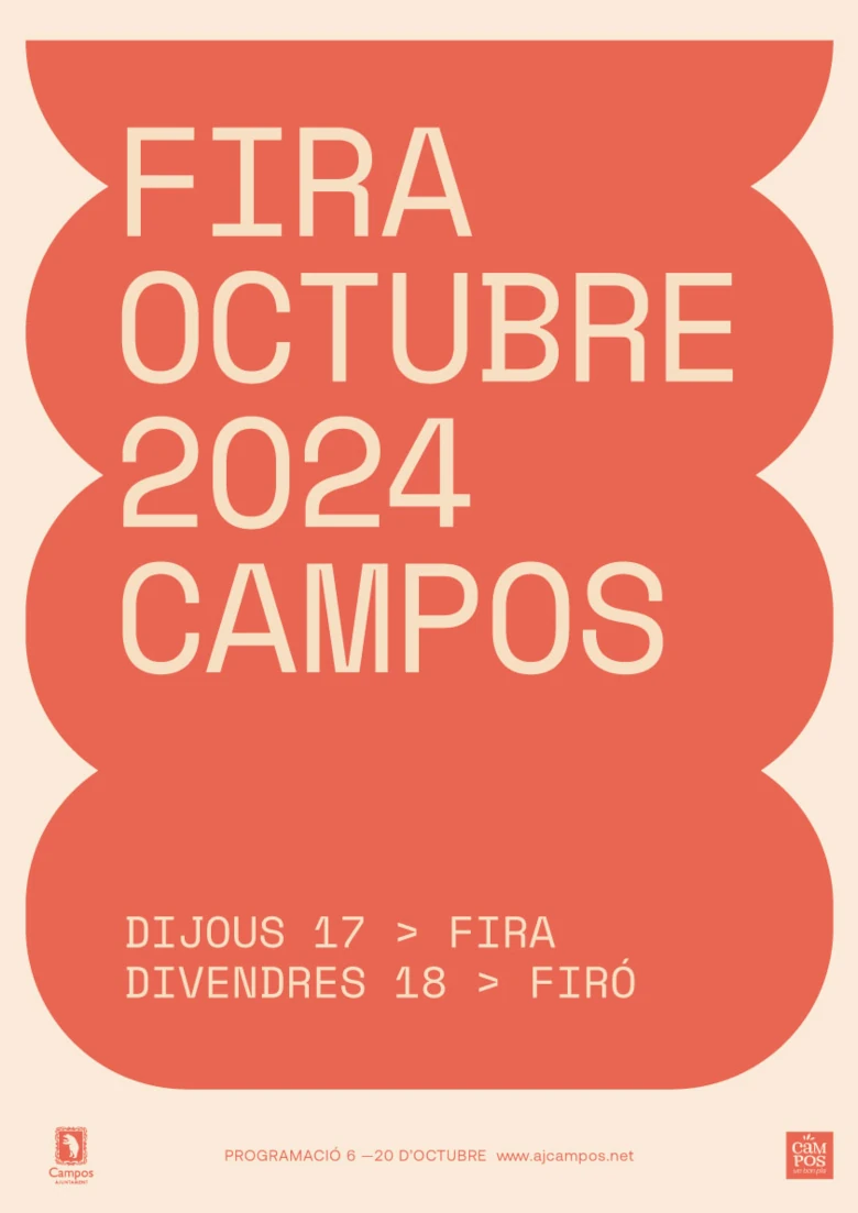 Cartel Fira de Octubre 2024 in Campos