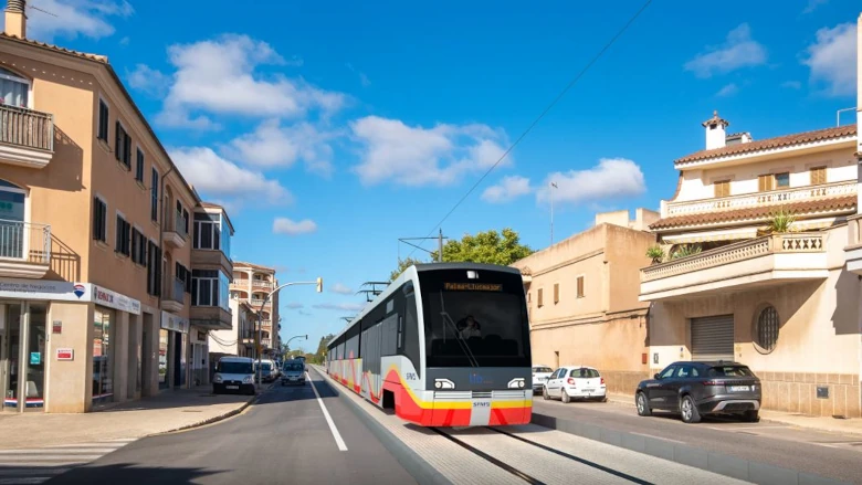 Simulación tren Palma a Llucmajor