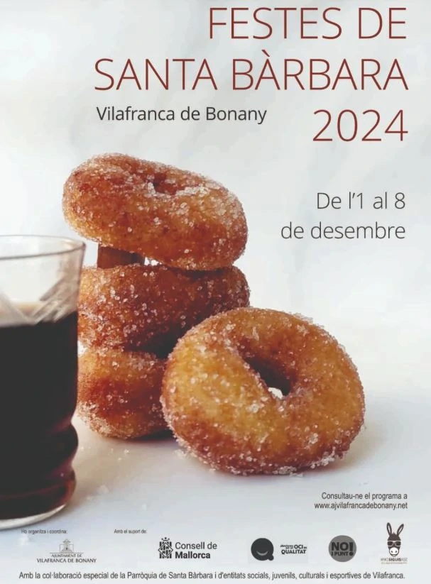 Cartel Fira de Santa Bàrbara 2024 de Vilafranca de Bonany