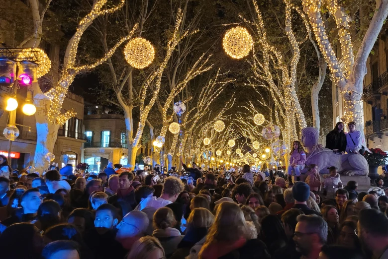 Christmas lights switch-on in Palma 2023