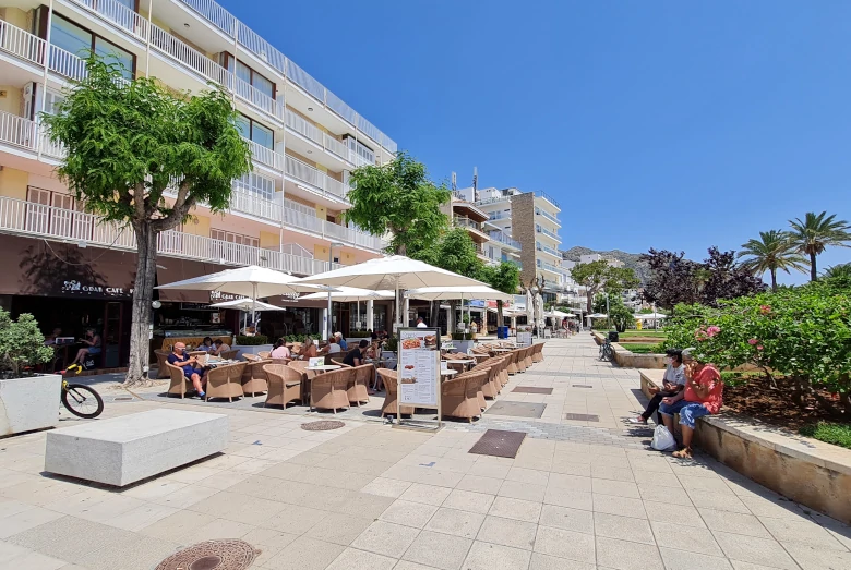 Paseo Marítimo Port Pollença. Foto, R.B