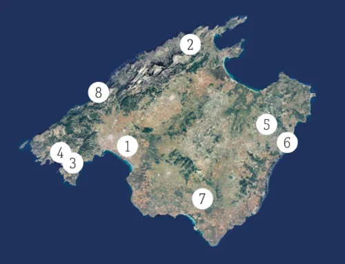 Map of flood-prone areas in Mallorca