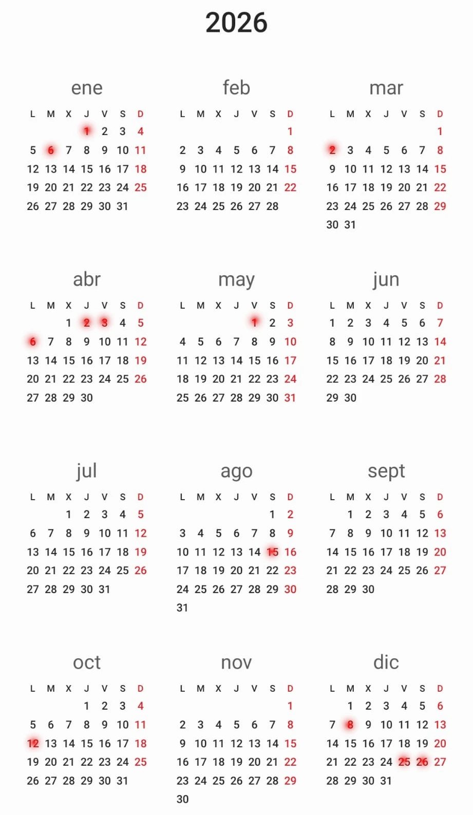 días festivos en mallorca 2026