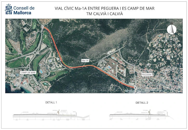Vial cívico Peguera-Camp de Mar
