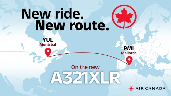 Vuelo directo Montreal-Palma