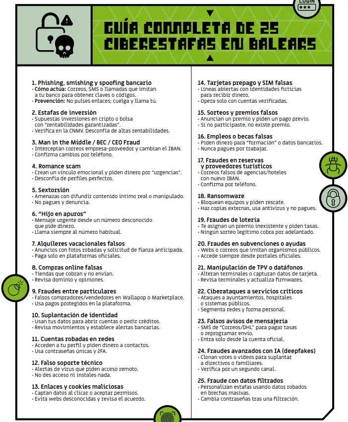 guía ciberestafas en baleares