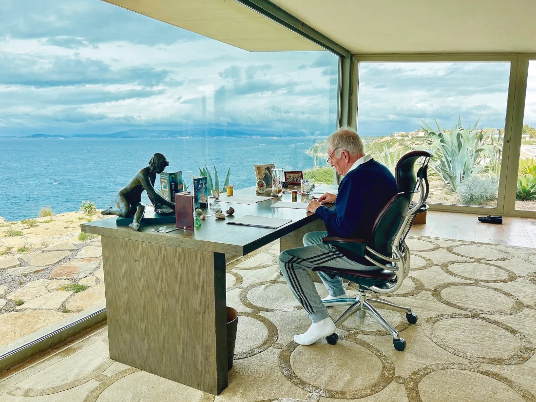 jeffrey archer entrevista en Mallorca (1)