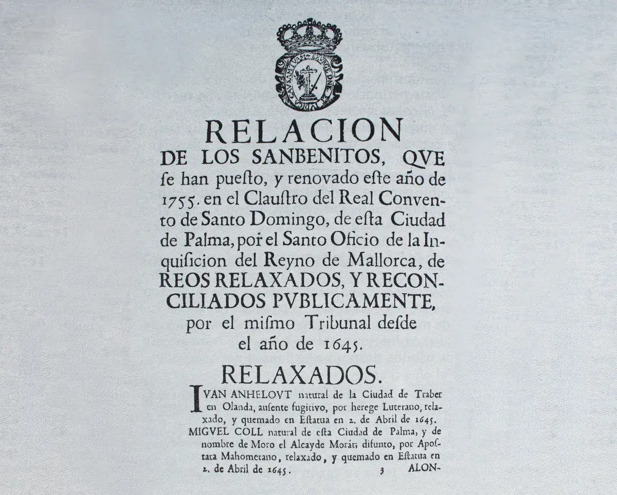 Relación de Sanbenitos