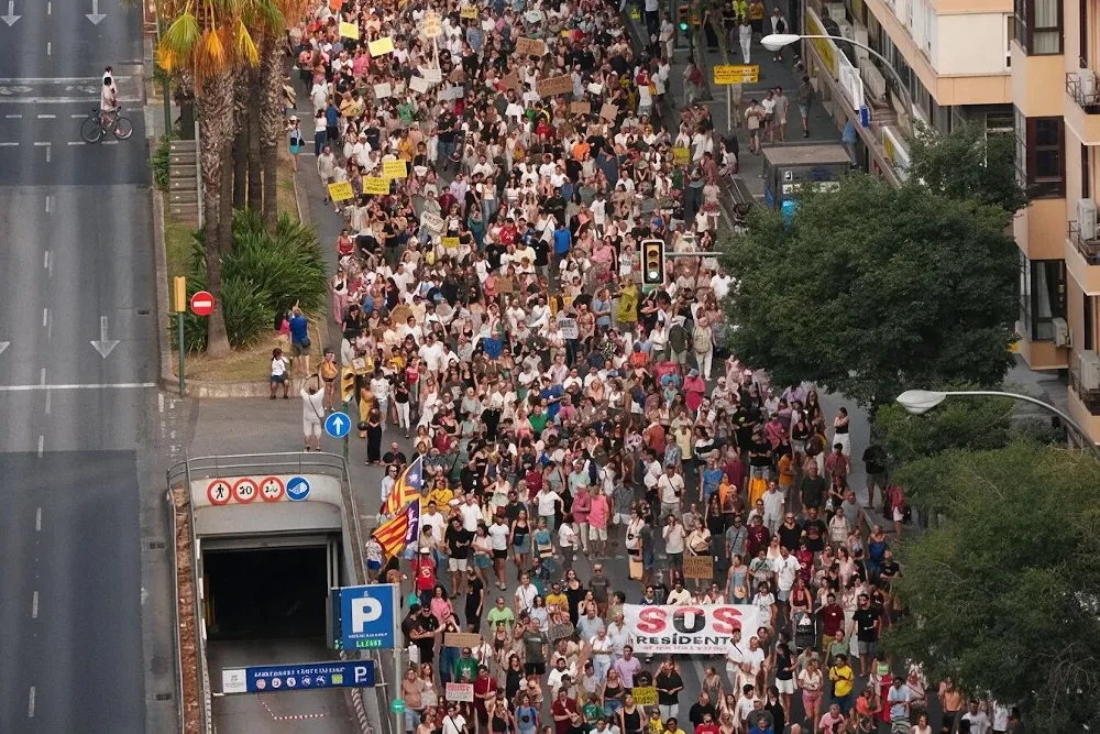 Manifestación en contra del turismo 26 julio 2026