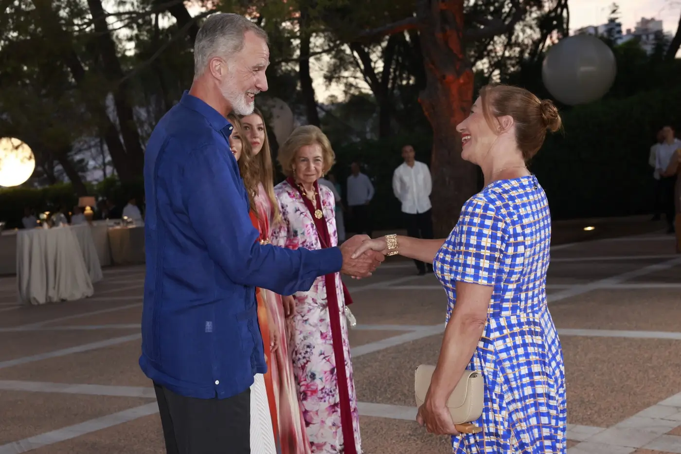 recepción de los reyes en marivent