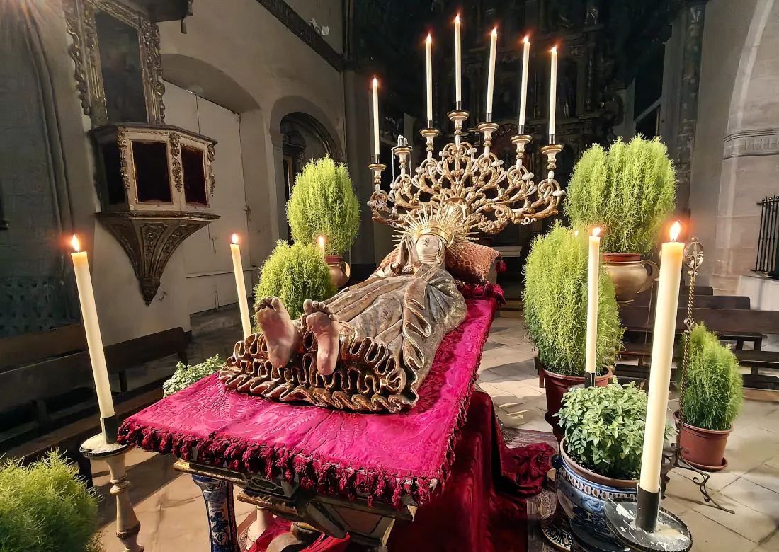 lecho virgen asuncion sant jeroni