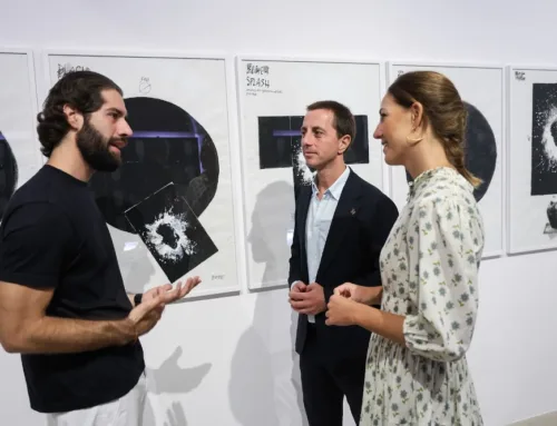 ‘Digital Splash’, Fabrizio Plessi’s final project, arrives at Museu de Mallorca