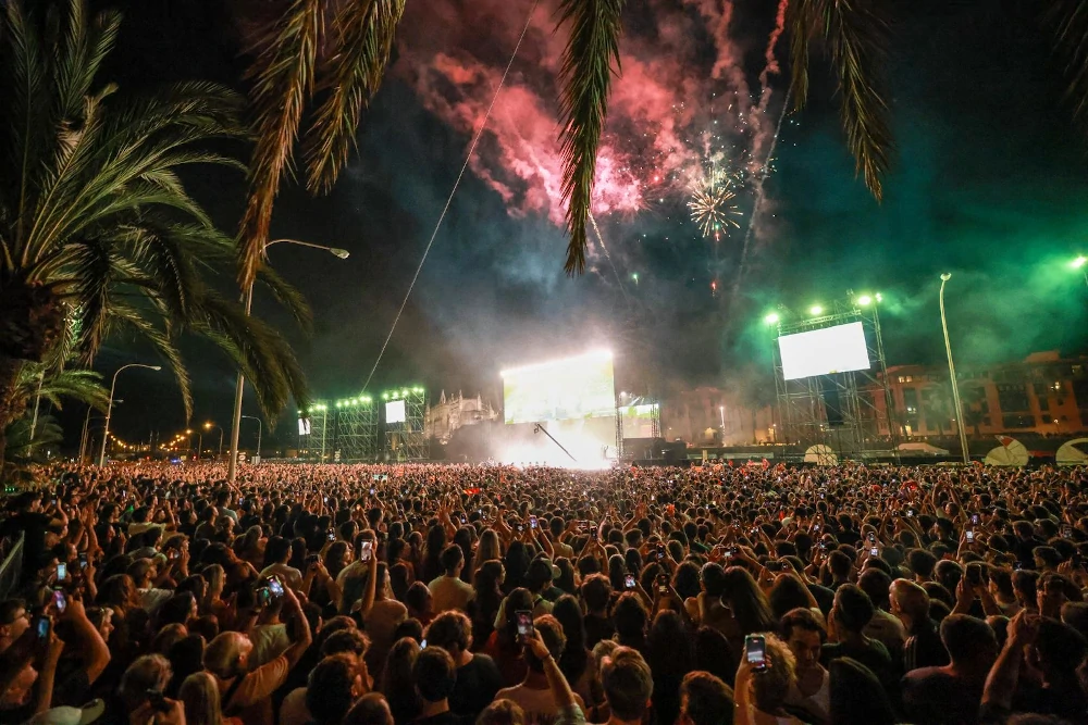 Rels B concert in Palma