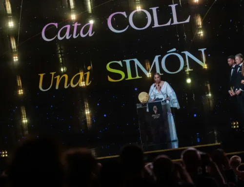 Cata Coll named world’s best goalkeeper at the 2026 Ballon d’Or ceremony