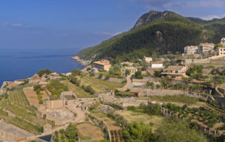 Banyalbufar, a la llegada del Camí des Correu