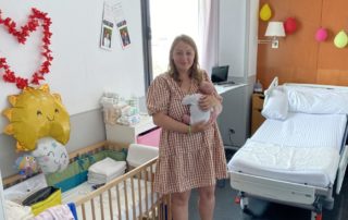 Leónidas, el primer bebé de madre refugiada en Baleares