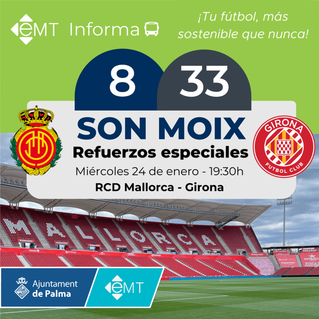 Mallorca vs Girona como llegar