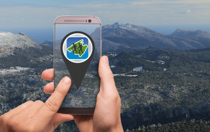 app de senderismo en Mallorca