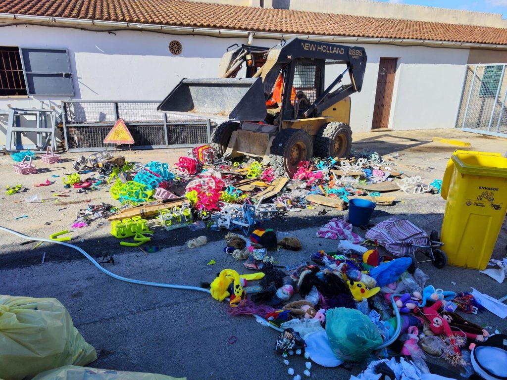 Objetos decomisados por la Policía Local de Llucmajor