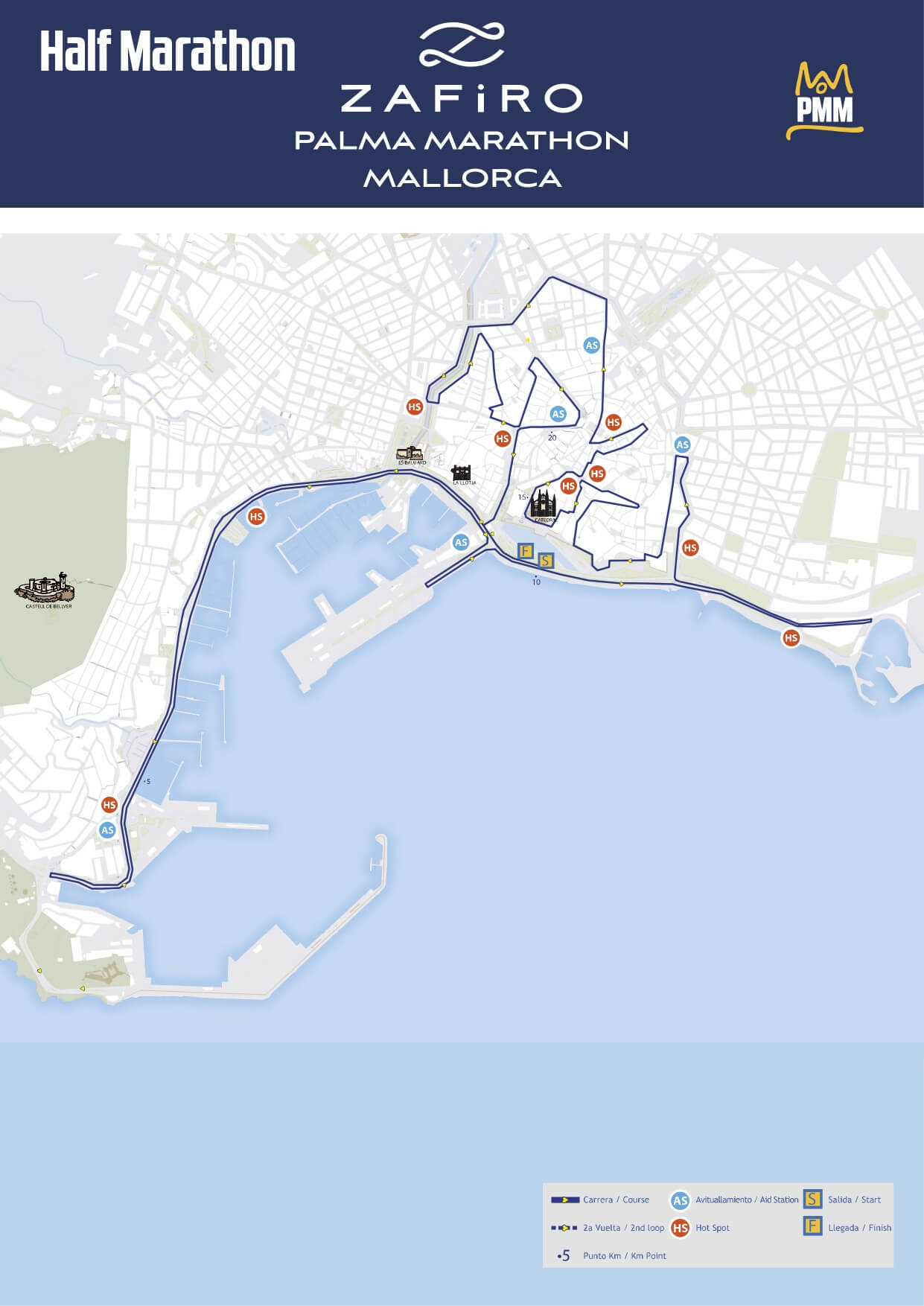Zafiro Palma Marathon 2022 route and traffic Mallorca Global Mag